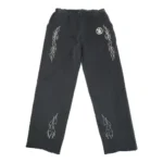 Black Hellstar Records Flame Sweatpants
