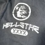 Black Hellstar Records Flame Sweatpants - Image 3