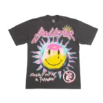 Black/White Hellstar Records Sun Smile T-shirt