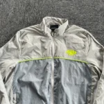 Light Grey/Volt SYNA Logo Zip-Up Shell Jacket - Image 3