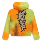 Orange Hellstar Halloween Vomit Hoodie - Image 2