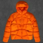 Orange Syna World Wave Puffer Jacket