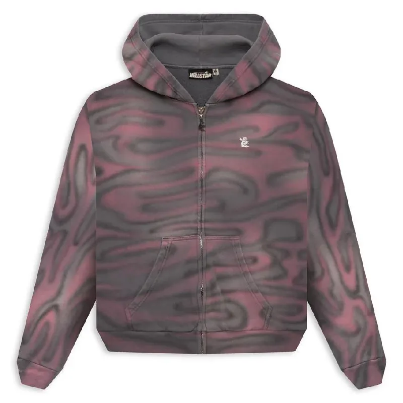 Pink-Hellstar-Path-To-Paradise-Airbrush-Zip-Up-Hoodie-Hellstar-Studios.webp Pink Hellstar Path To Paradise Airbrush Zip-Up Hoodie - Image 1