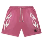 Pink Hellstar Studios Flame Shorts