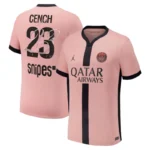 Pink PSG x Jordan x Central Cee CENCH 23 Third Stadium Jersey