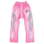 Hellstar Studios Pink Flame Sweatpants - Image 2