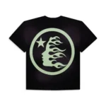 Purple Hellstar Glow in the Dark Sports Logo T-Shirt - Image 2