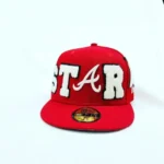 Red Hellstar Baseball Fitted Cap - Image 2