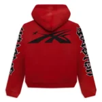 Red Hellstar Halloween Skeleton Airbrushed Hoodie - Image 2