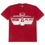 Red Hellstar Records Jesus Emblem T-shirt