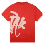 Red Syna World Syna Logo T-shirt - Image 2