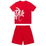 Red Syna World T-shirt and Shorts Set - Image 2