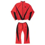 Red and Black Hellstar Thriller Tracksuit