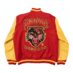Red/Yellow Hellstar Werewolf Letterman Jacket - Image 2