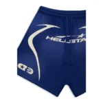 Royal Blue Hellstar Warm-Up Shorts - Image 3