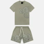 Sage Syna World Syna Logo Shirt and Short Set