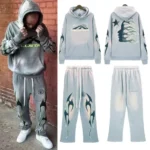 Grey Hellstar Studios Sport Logo Gel Tracksuit