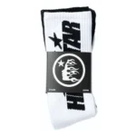 White/Black Hellstar Classic Socks (2 Pack) - Image 2