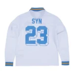 White/Blue SYNA 23 Footy Jersey - Image 2