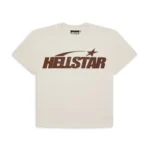White/Brown Hellstar Classic T-Shirt
