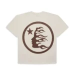 White/Brown Hellstar Classic T-Shirt - Image 2