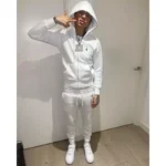 White Central Cee Ralph Lauren Zip-Up Tracksuit