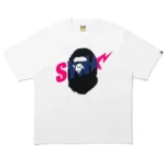 White Central Cee SYNA World x Bape x Spotify Tee