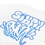 White/Blue Central Cee SYNA x 6PM Can't Rush Greatness Tee - Image 4