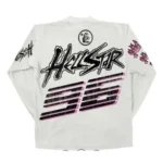 White Hellstar Studios Brain Racer L/S T-shirt - Image 2