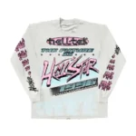 White Hellstar Studios Brain Racer L/S T-shirt