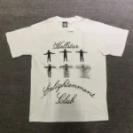 Black and White Hellstar Studios Enlightenment Club Shirts - Image 3