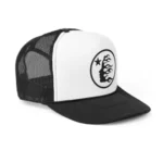 White/Black Hellstar Flame Baseball Cap - Snapback Hats - Image 2