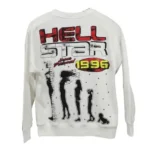 White Hellstar Human brain Long Sleeve Tee - Image 2
