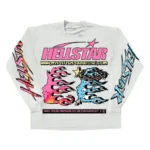 White Hellstar Studios Pixel Long Sleeves Tee