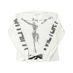 White Hellstar Scoreboard Long Sleeve Tee - Image 2