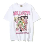 White and Black Hellstar Records Paradise Girls T-shirt - Image 3