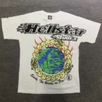 White/Black Hellstar Studios Smile Planet Tees