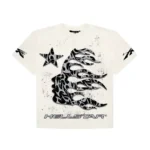 White Hellstar Thorn Glitter T-Shirt