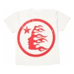 White Hellstar Records Sport Logo Gel Tee - Image 2