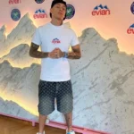 White SYNA World x Evian H20 T-shirt - Image 2