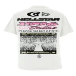 Pink/White Women's Hellstar Pixel T-Shirt - Image 2