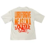 White/Orange Syna World Forgive Me Tee
