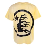 Yellow/Black Hellstar Classic Glitter Logo T-Shirt - Image 2