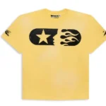 Unisex Black/Yellow Hellstar Studios Marathon T-shirt