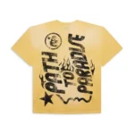 Yellow Hellstar Records Jesus Tee - Image 2