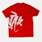 Red/White Syna World Syna Logo T-Shirt - Image 2