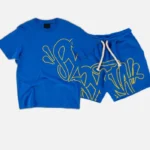 Blue Syna World Cobalt Logo Twinset Short Set
