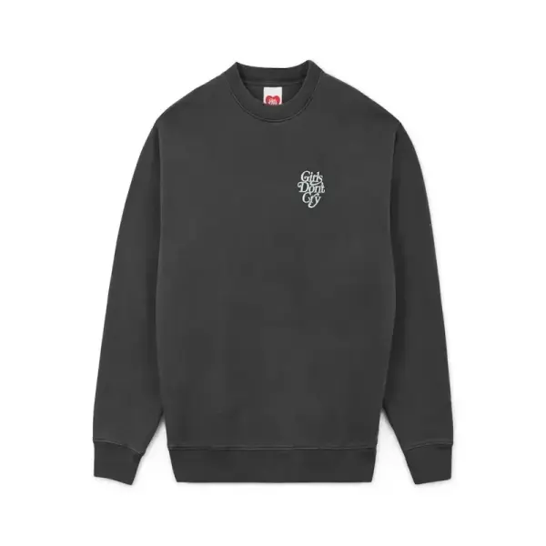 Black/Blue Girls Don’t Cry Washed GDC Logo Crewneck