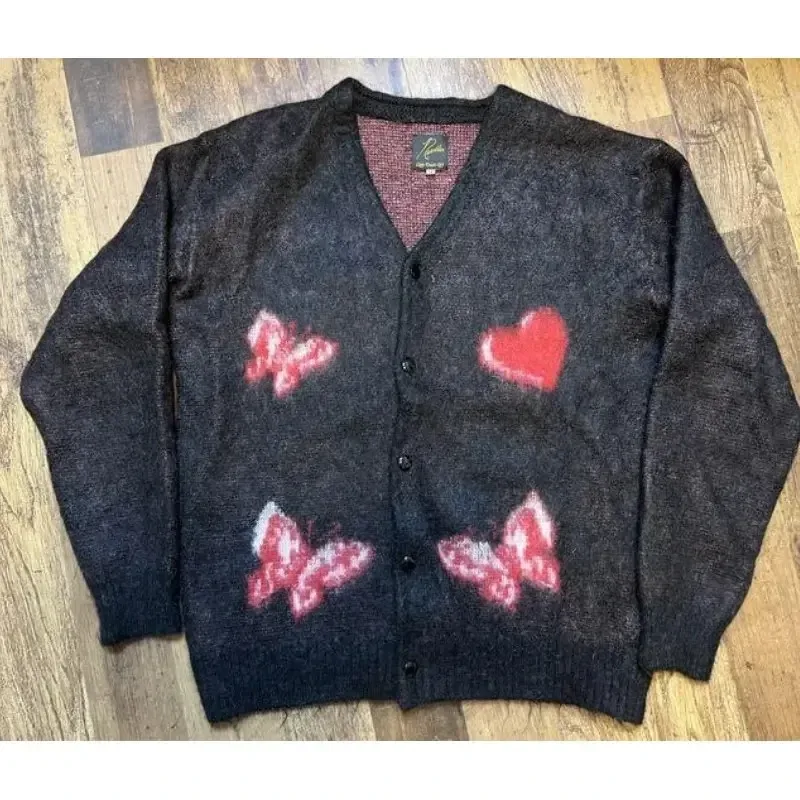 Black Girls Don’T Cry X Needles Mohair Cardigan Black Girls Don’T Cry X Needles Mohair Cardigan