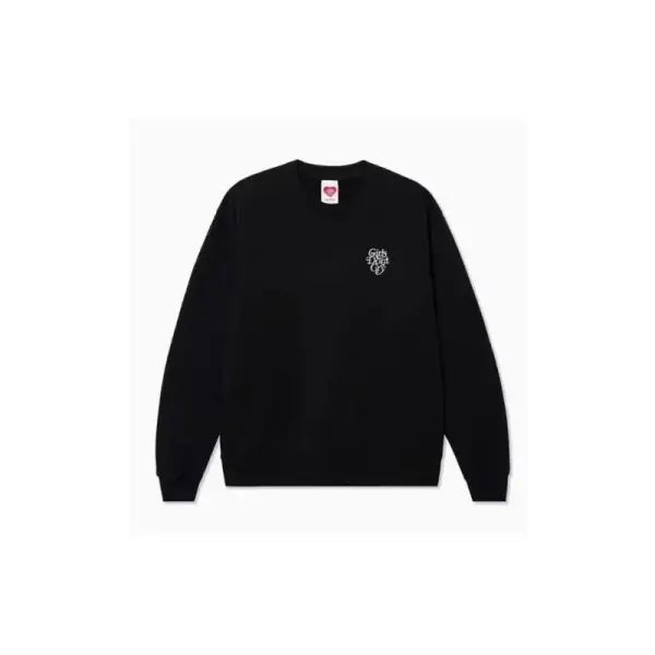 Black/Lavender Girls Don’t Cry Washed GDC Logo Crewneck